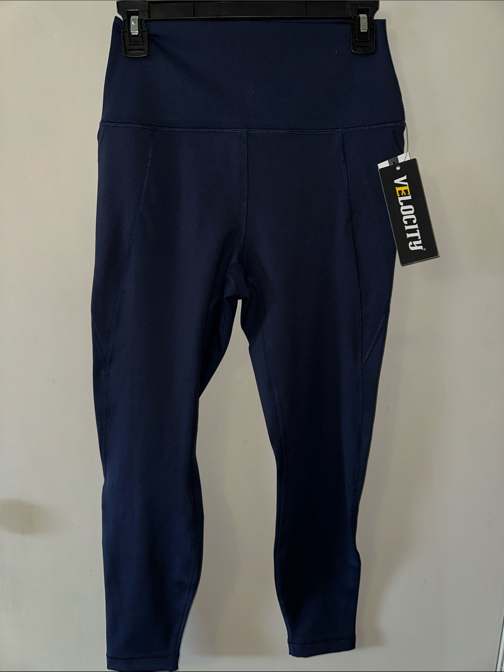 Velocity Deep Navy High-Rise Performance Leggings